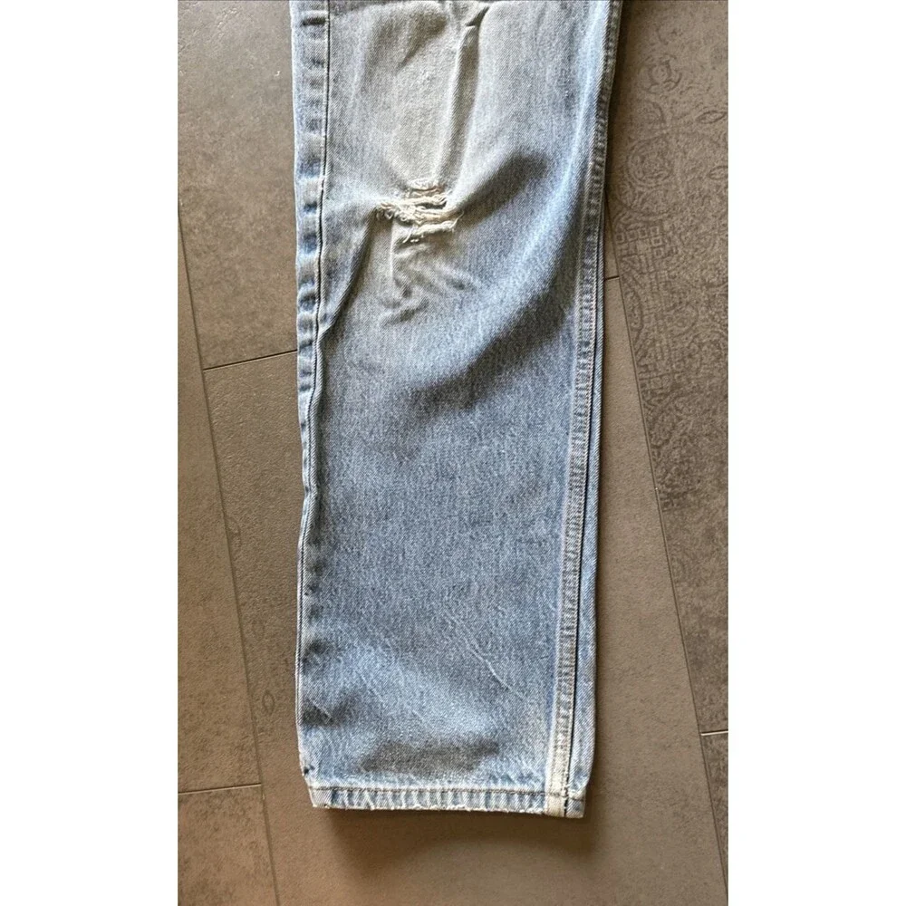Levi's 501 jeans button fly 34x34 *shrunk* 33x29 distressed grunge normcore
